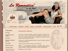 Tablet Screenshot of la-romantica.cz